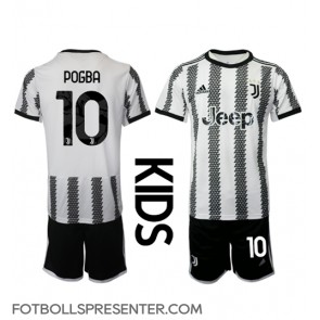 Juventus Paul Pogba #10 Hemmatröja Barn 2022-23 Kortärmad (+ korta byxor)